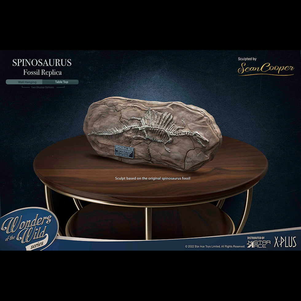 SPINOSAURUS "Land painting" & FOSSIL(DX VER)