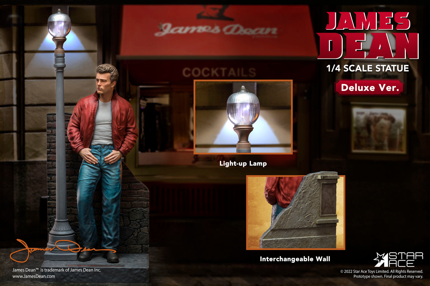 JAMES DEAN DX STATUE
