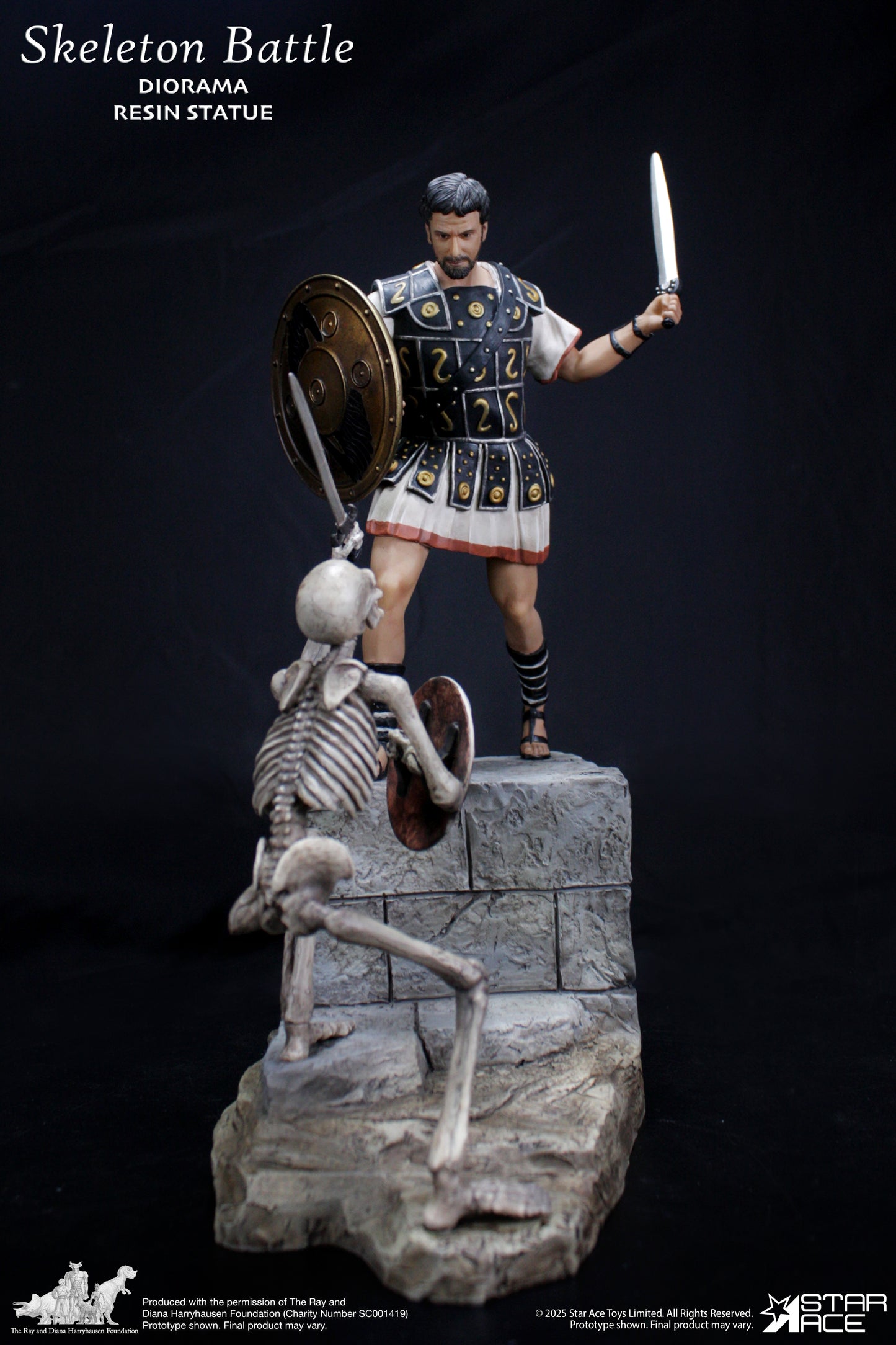 Skeleton Battle diorama scene