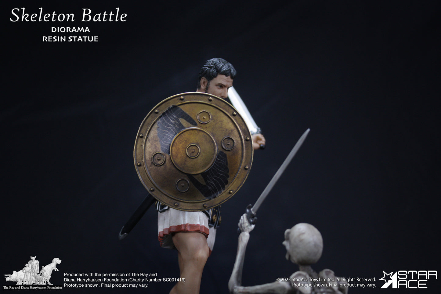 Skeleton Battle diorama scene