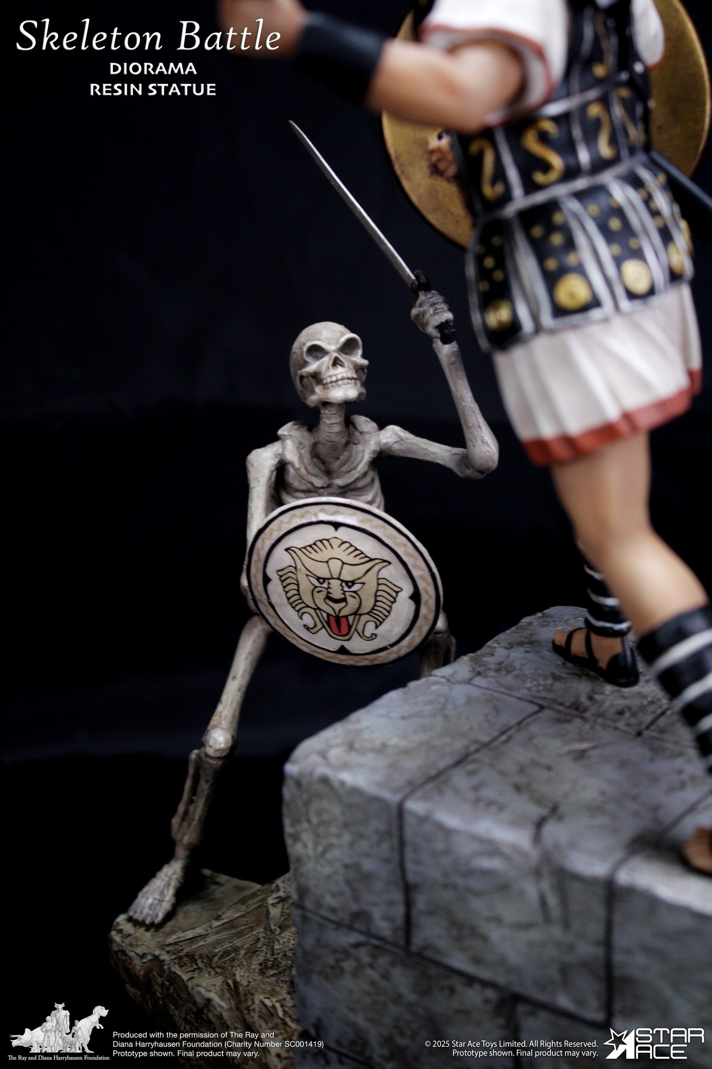 Skeleton Battle diorama scene