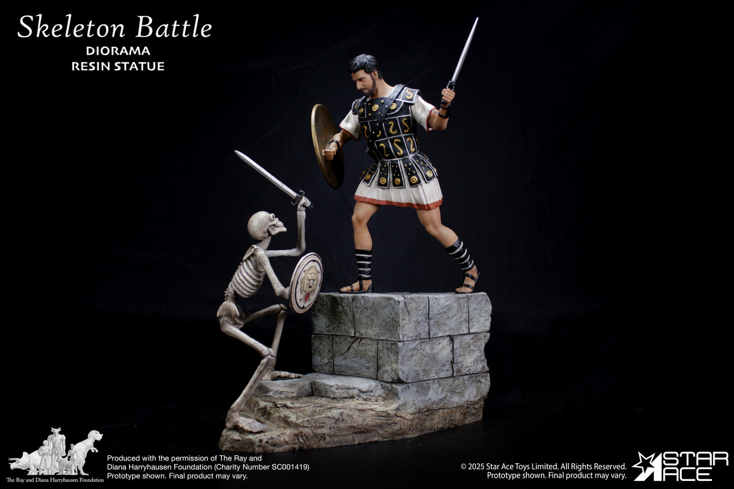 Skeleton Battle diorama scene