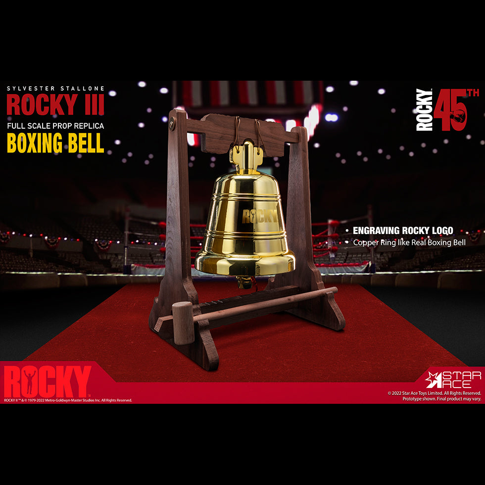 ROCKY Boxing Ring Bell 1:1 Props replica