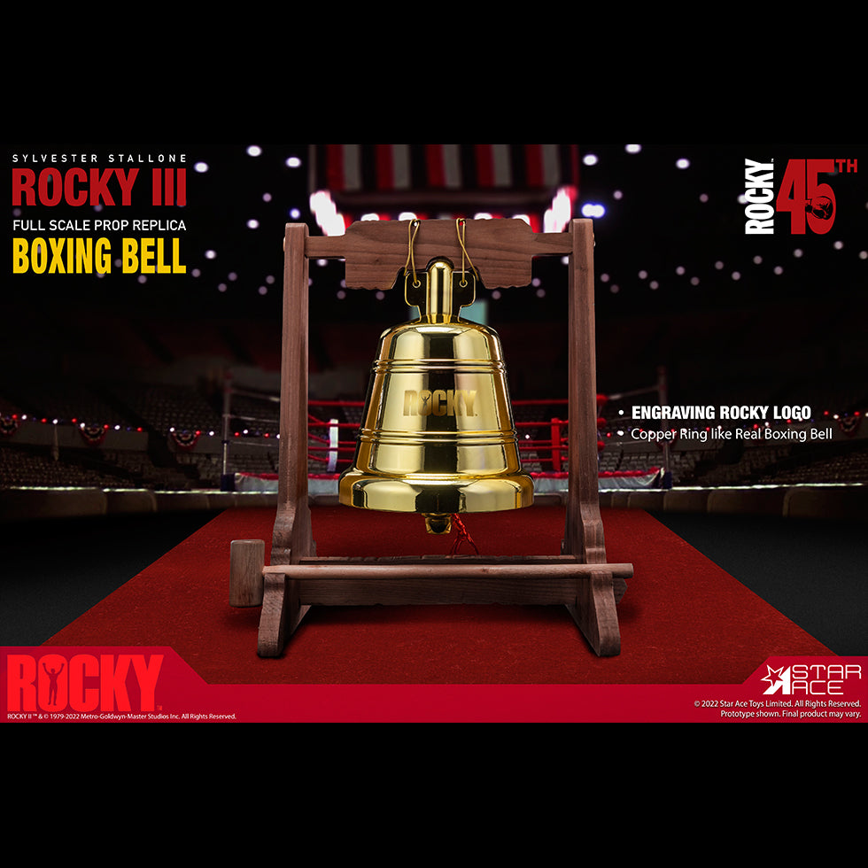 ROCKY Boxing Ring Bell 1:1 Props replica