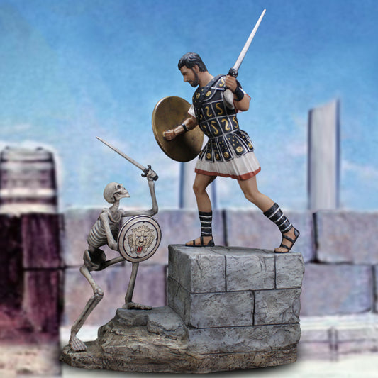 Skeleton Battle diorama scene