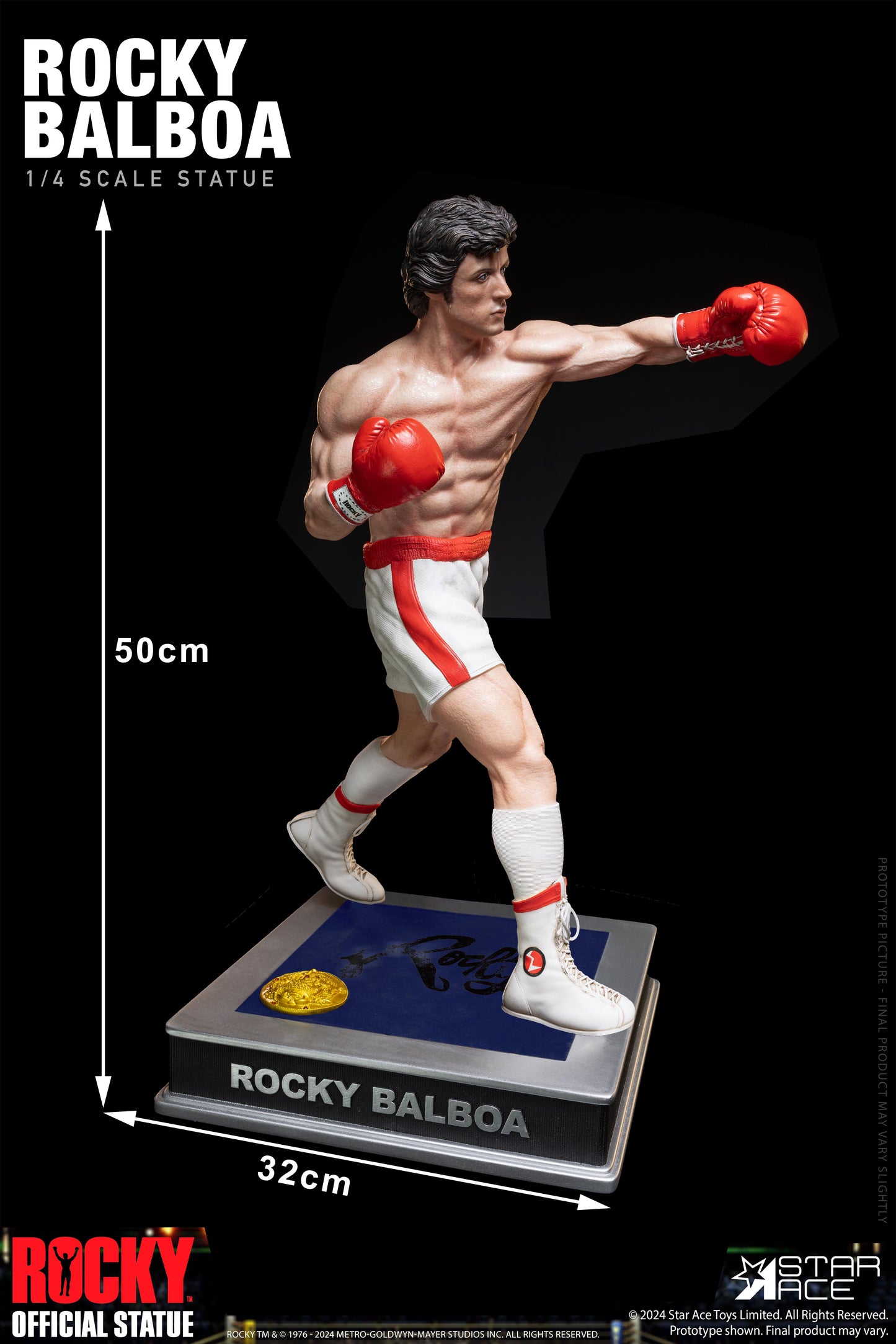 1/4 scale Rocky Balboa Statue (Epic Fight)
