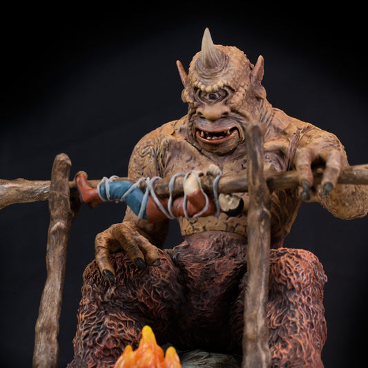 Cyclops Barbecue diorama scene