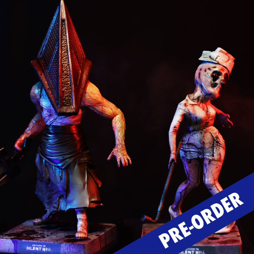 Return to Silent Hill – Pyramid Head + Bubble Head Nurse DefoStyle Figure Twin Pack