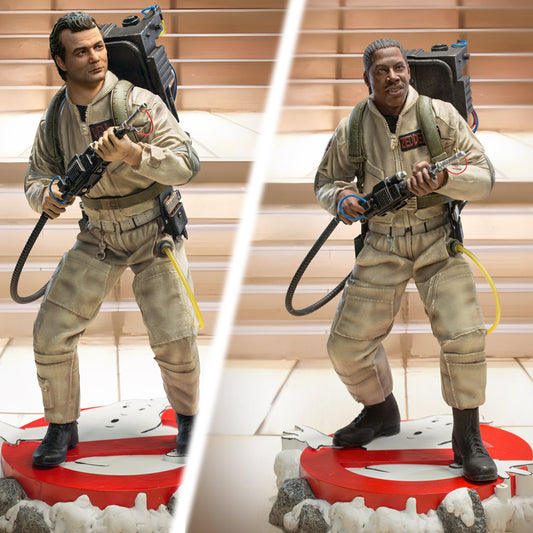 1/8 Peter Venkman + Winston Zeddemore Twin-pack resin statue