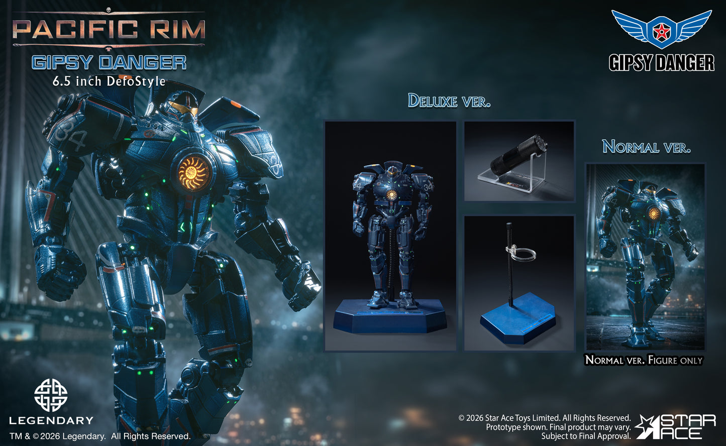 Pacific Rim – Gipsy Danger & Cherno Alpha DefoStyle Figure DX (Twin Pack)