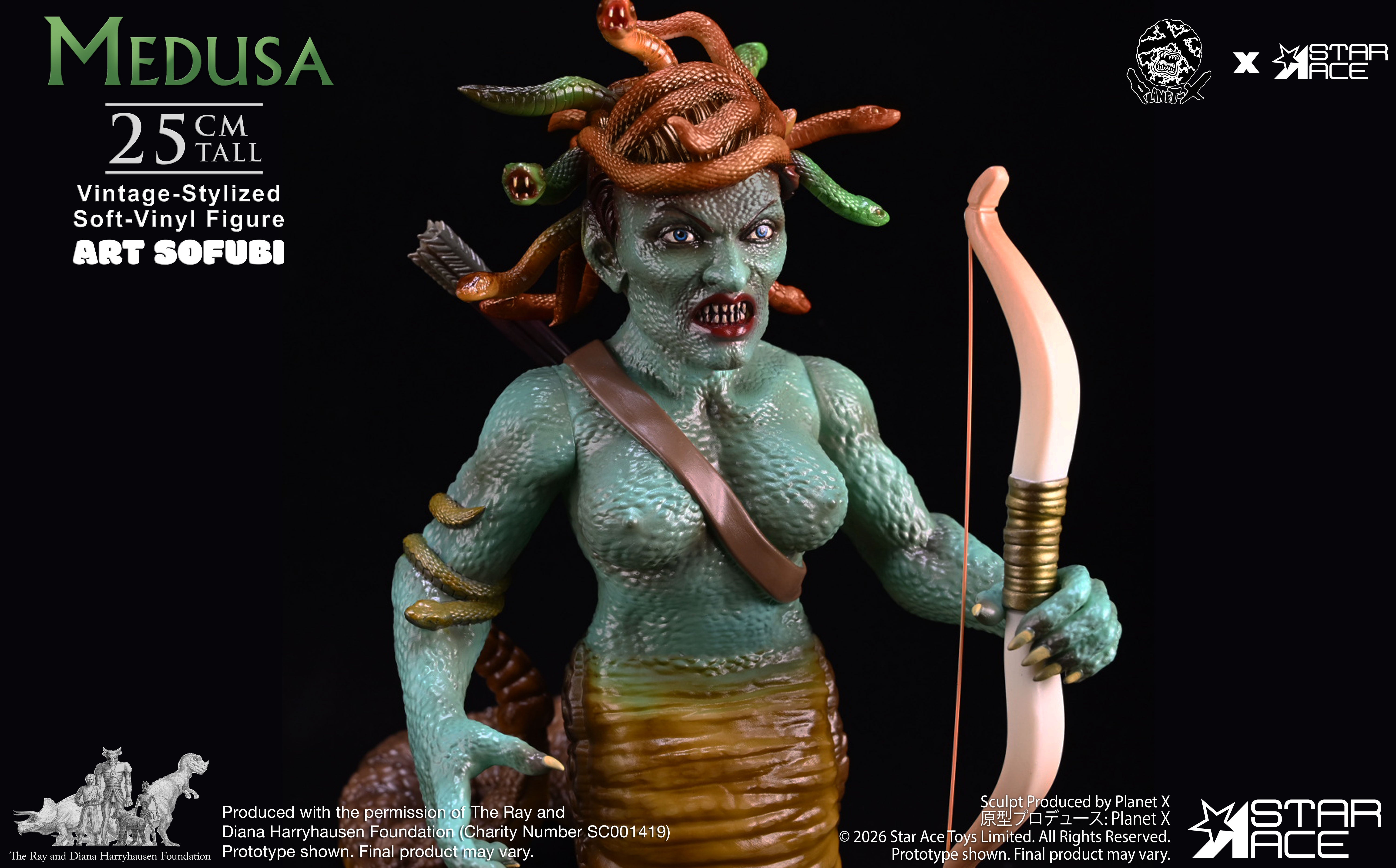 Medusa (Vintage-stylized Soft-vinyl Figure) – Star Ace Toys Limited