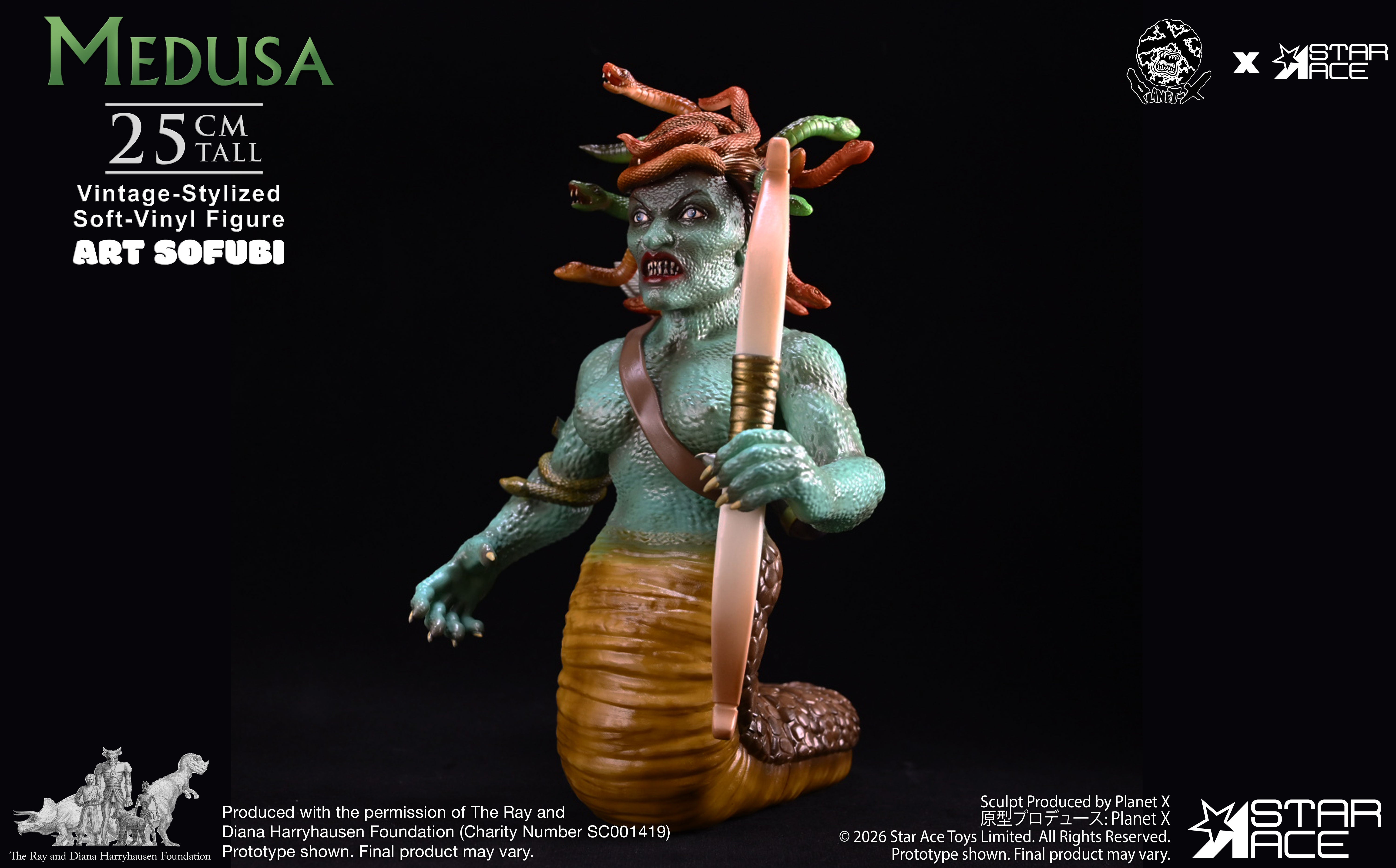 Medusa (Vintage-stylized Soft-vinyl Figure) – Star Ace Toys Limited