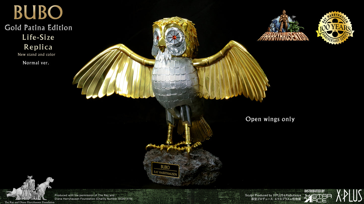 BUBO ELECTROPLATING Gold Patina Edition NX (Open wings only)