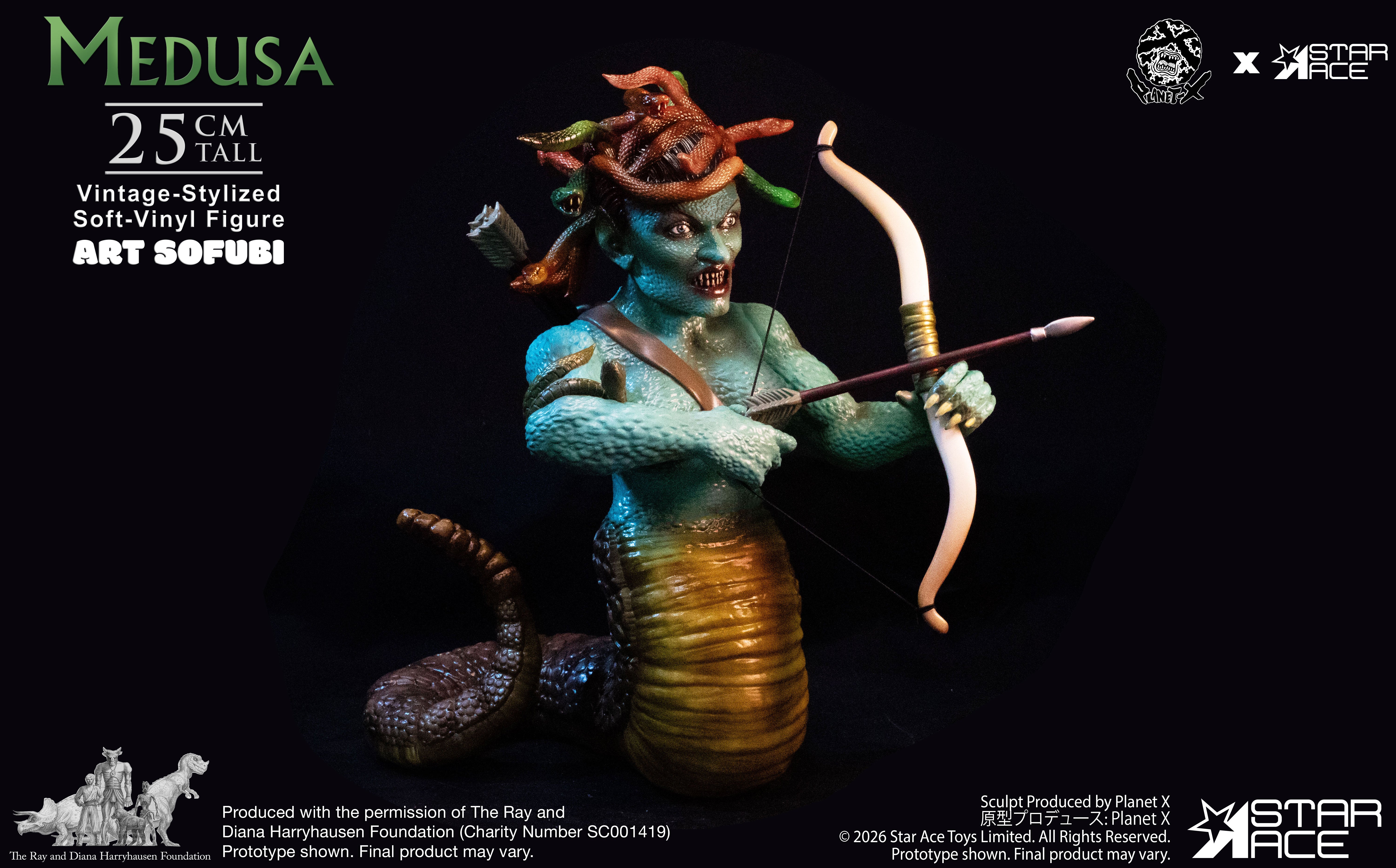Medusa (Vintage-stylized Soft-vinyl Figure) – Star Ace Toys Limited
