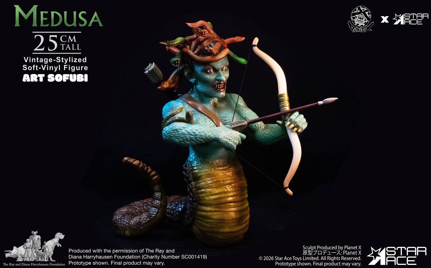 Medusa (Vintage-stylized Soft-vinyl Figure)