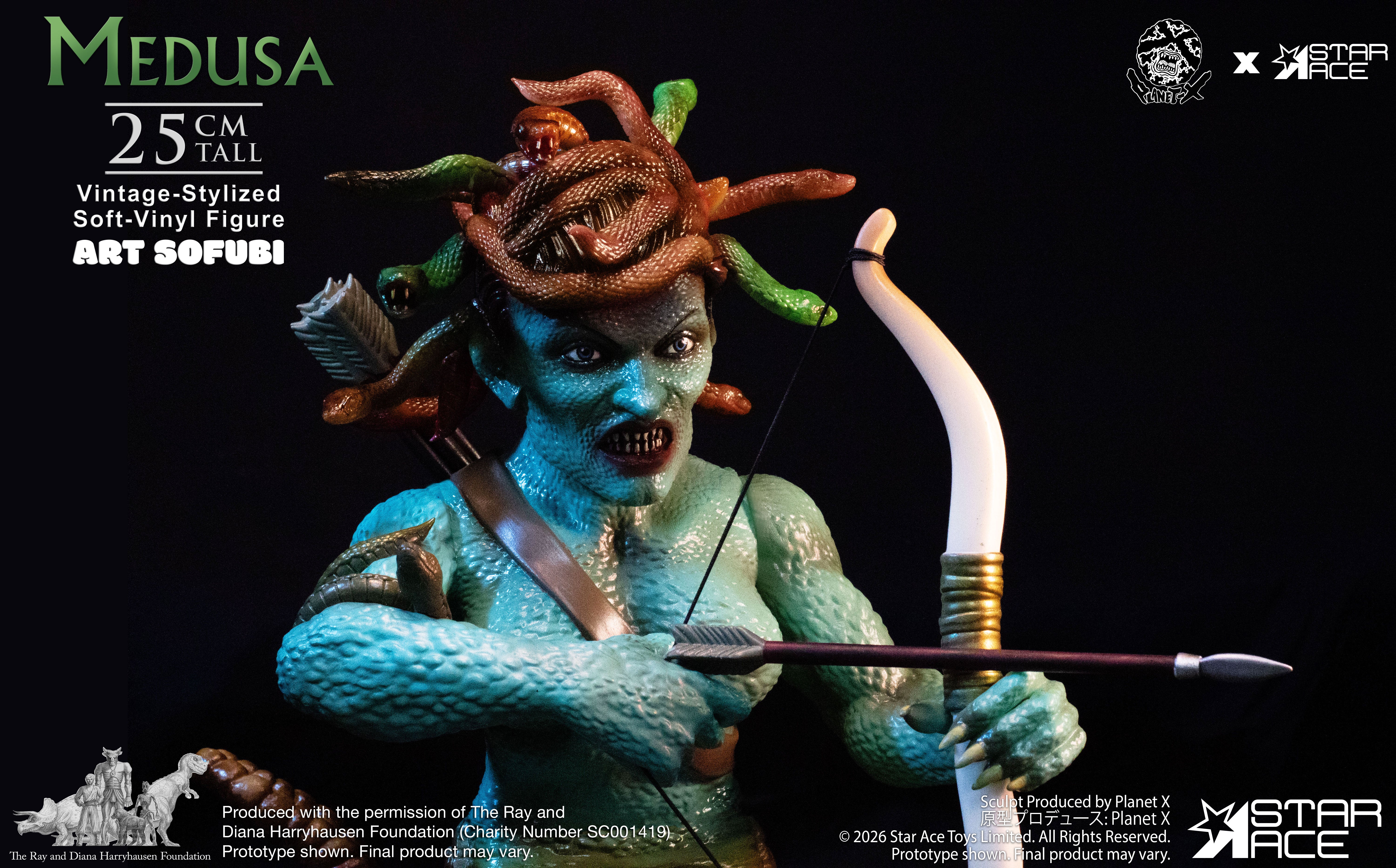 MedusaBoy Medusa (Vintage-stylized Soft-vinyl Figure) – Star Ace Toys Limited
