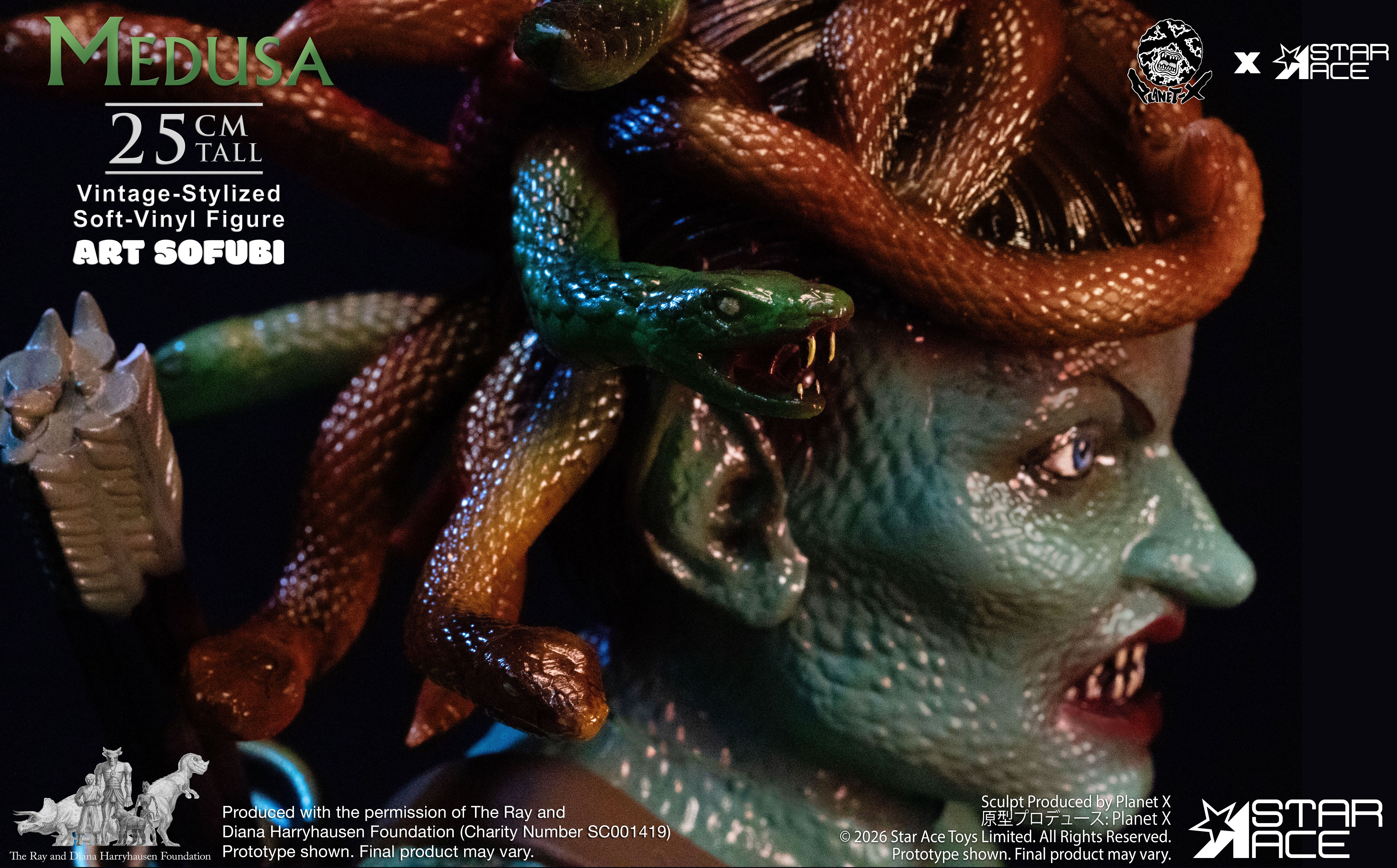 Medusa (Vintage-stylized Soft-vinyl Figure) – Star Ace Toys Limited