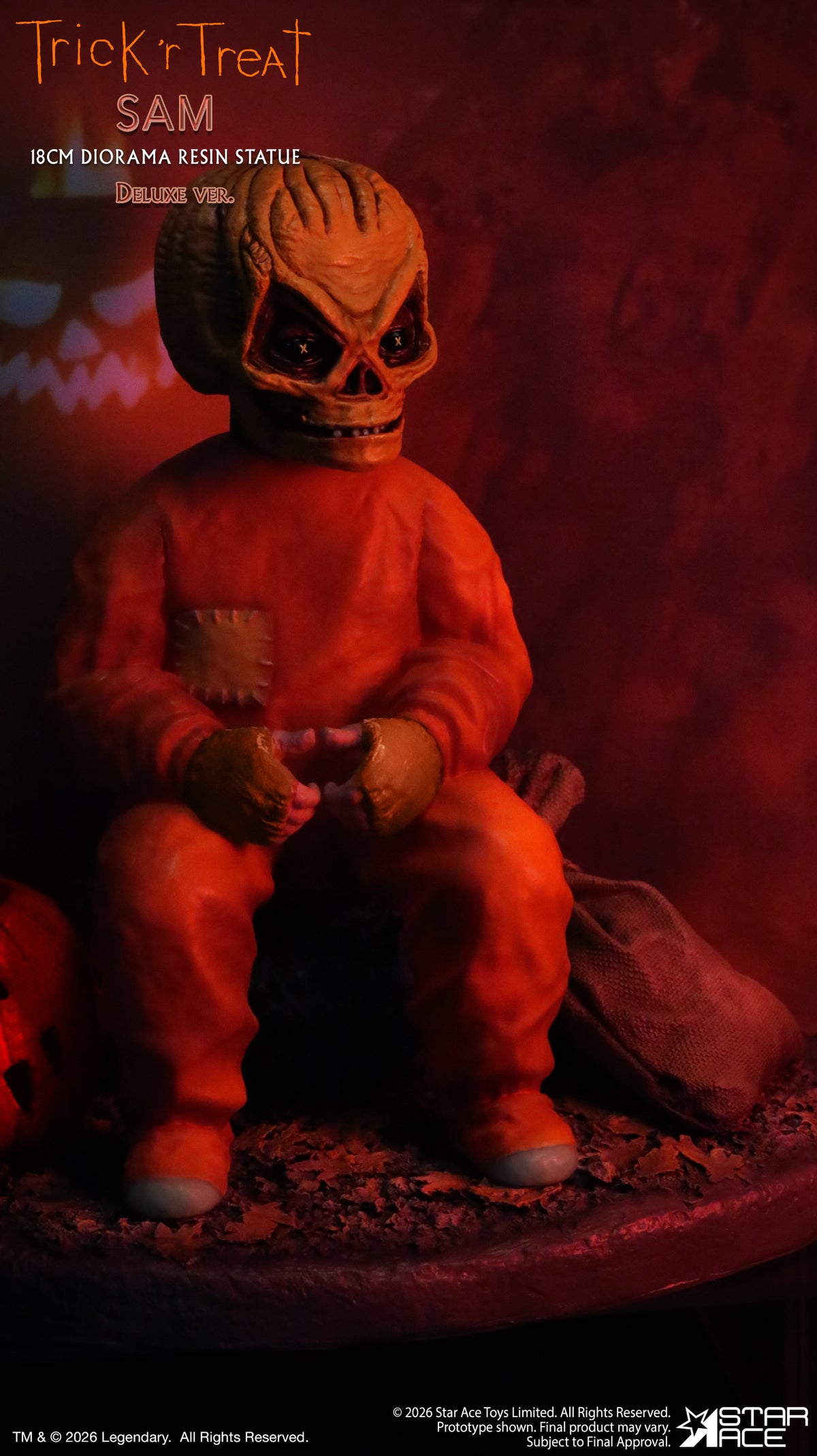 Trick'r Treat Sam diorama resin statue DX