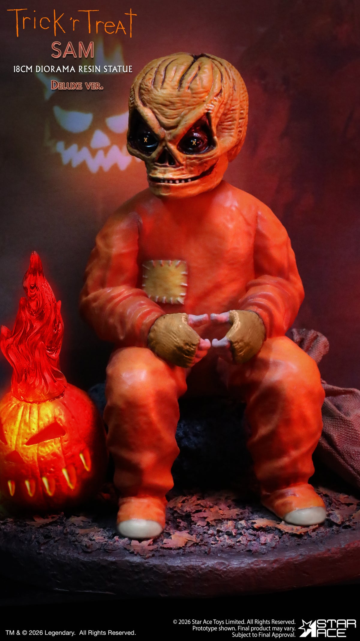 Trick'r Treat Sam diorama resin statue DX