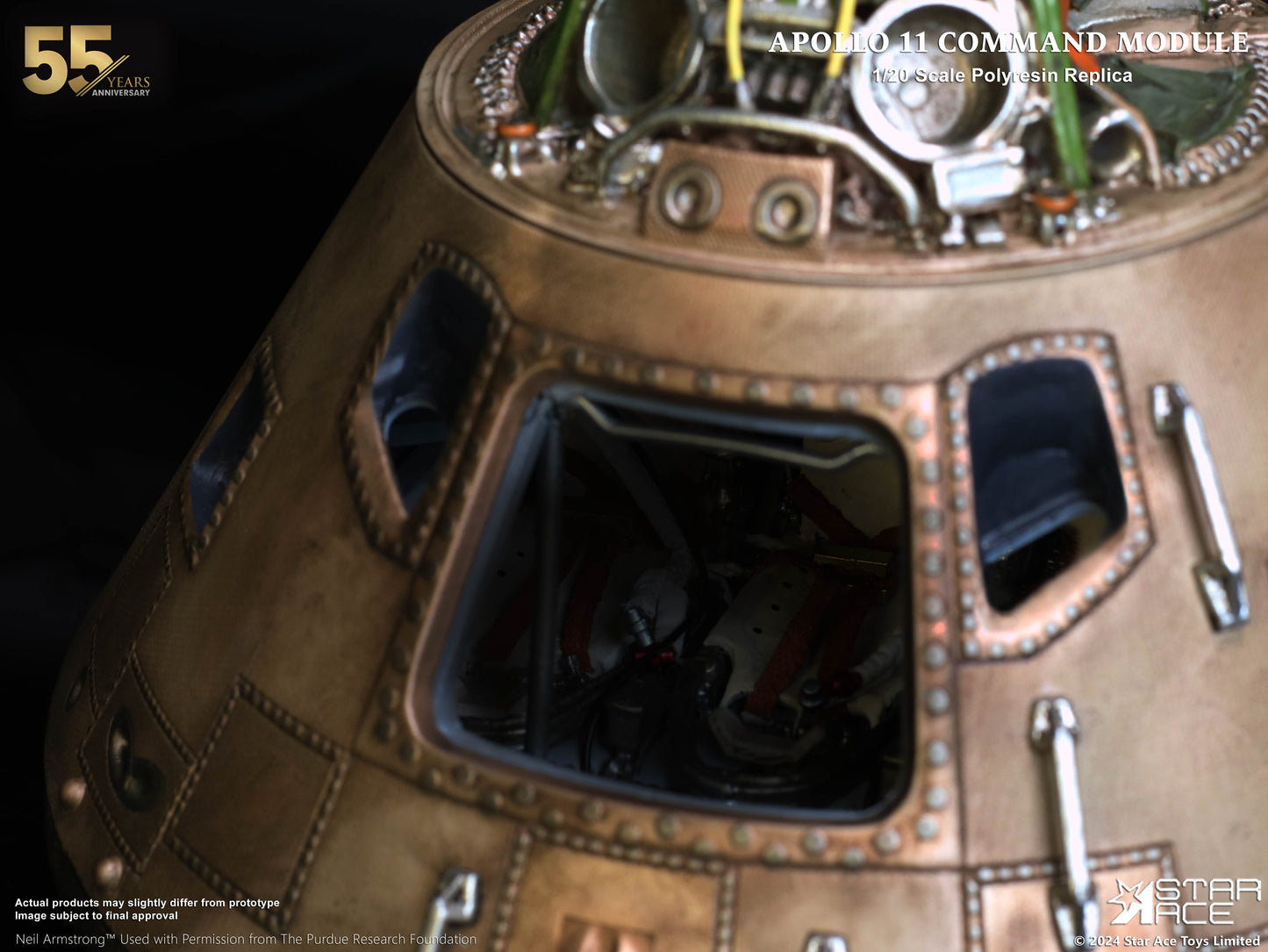 1/20 scale Apollo11 Command Module(DX)