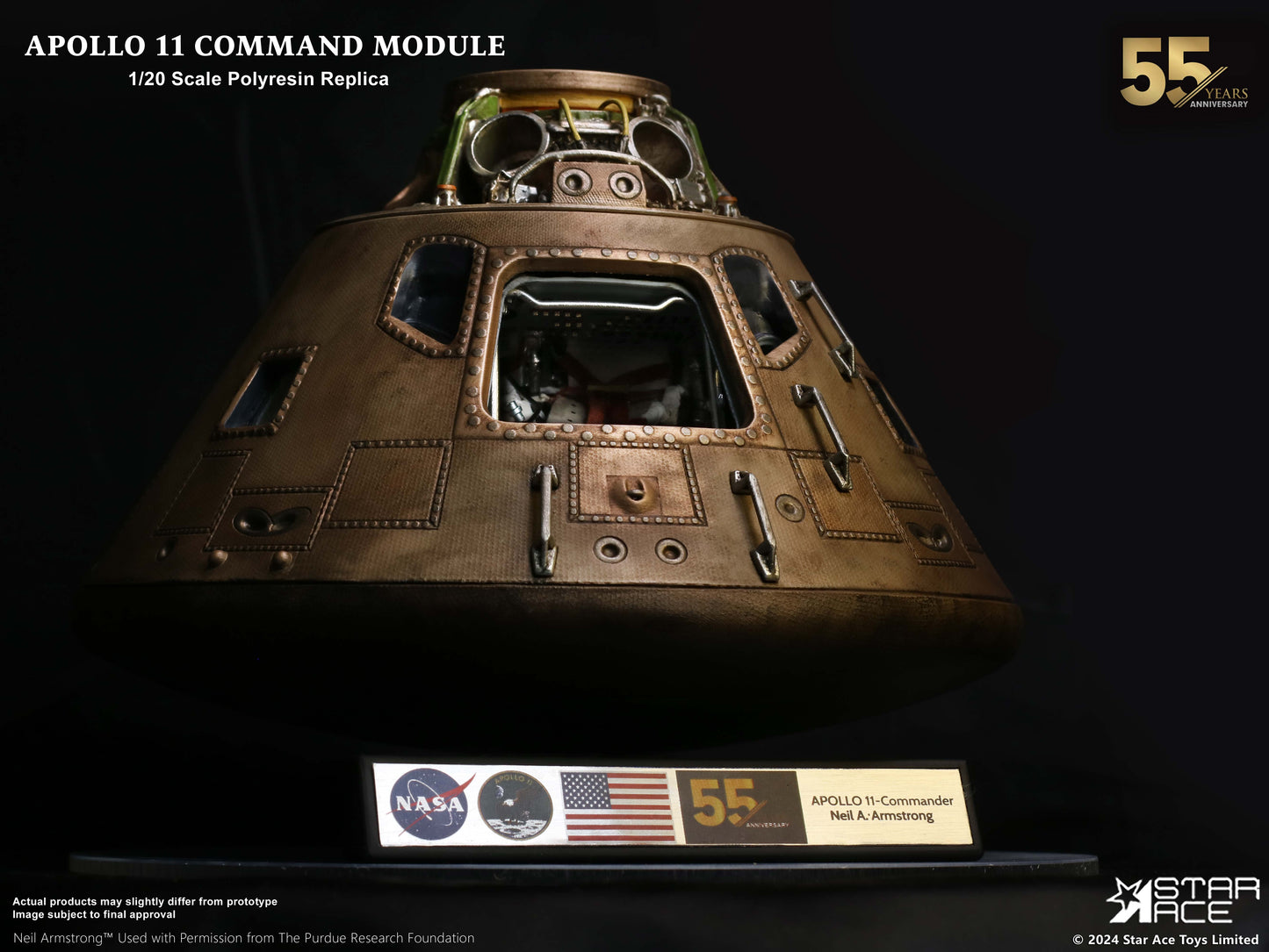 1/20 scale Apollo11 Command Module(DX)