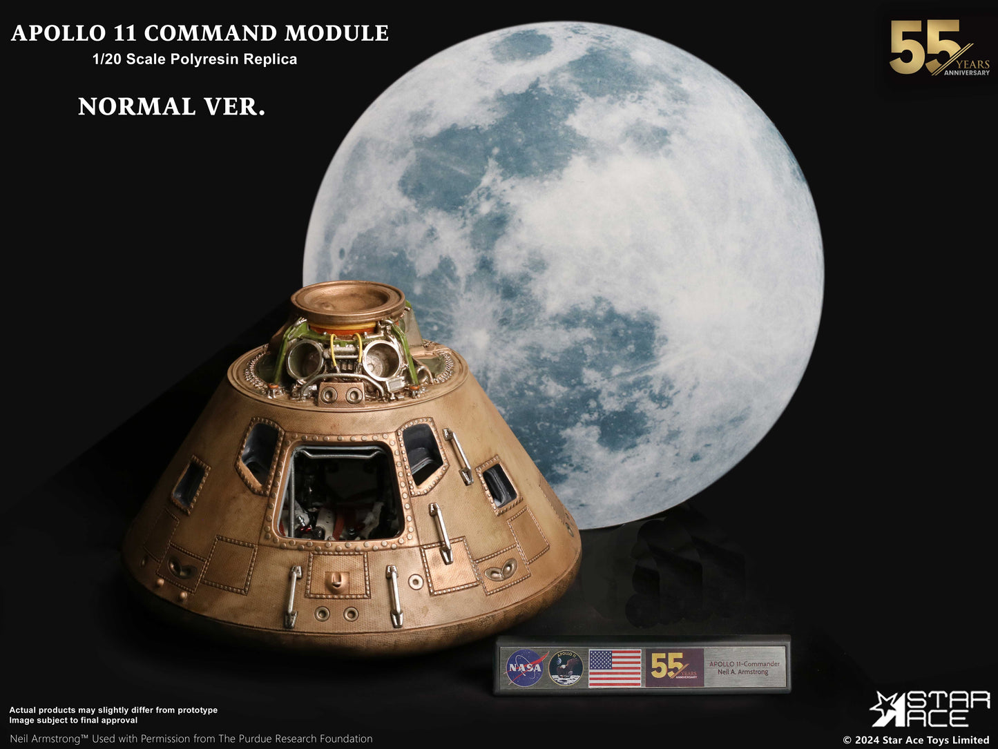 1/20 scale Apollo11 Command Module(NX)