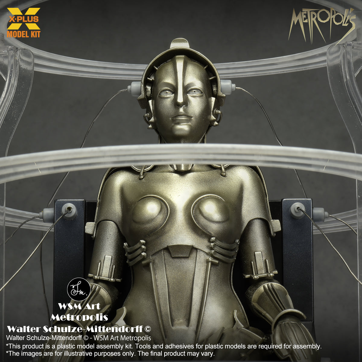 Metropolis Maschinenmensch Seated Ver. Plastic Model Kit