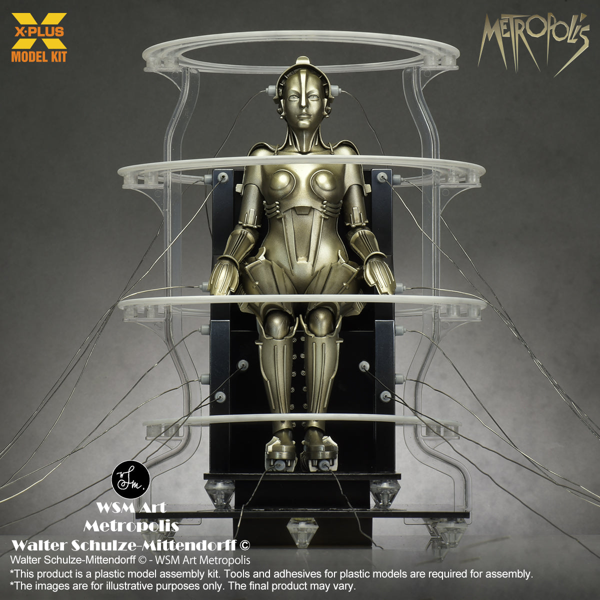 Metropolis Maschinenmensch Seated Ver. Plastic Model Kit