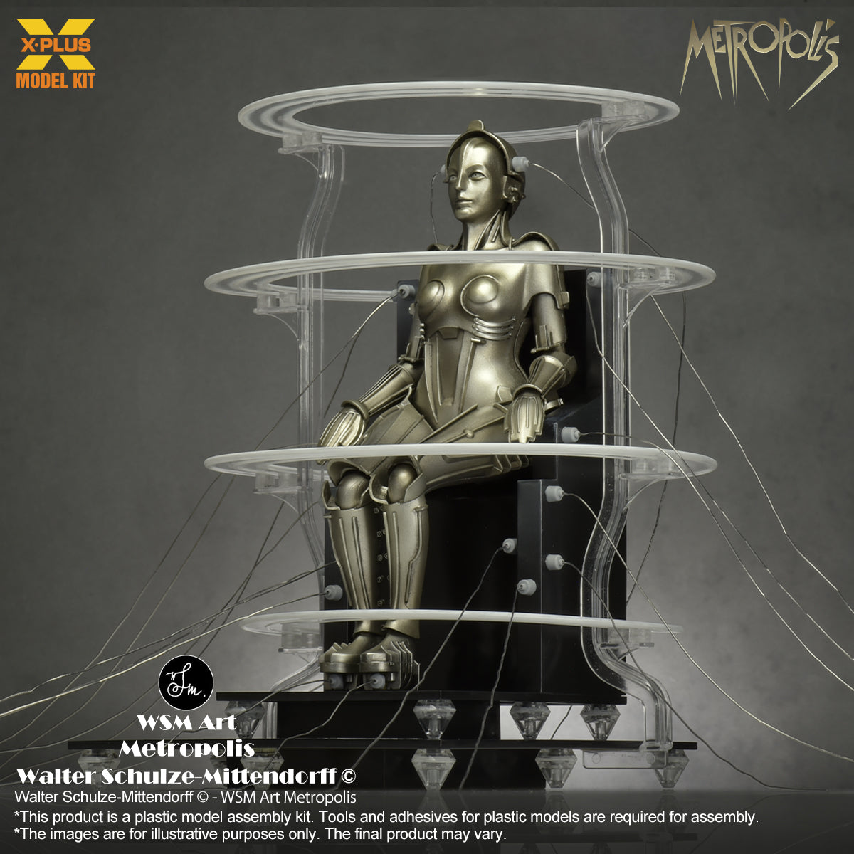 Metropolis Maschinenmensch Seated Ver. Plastic Model Kit