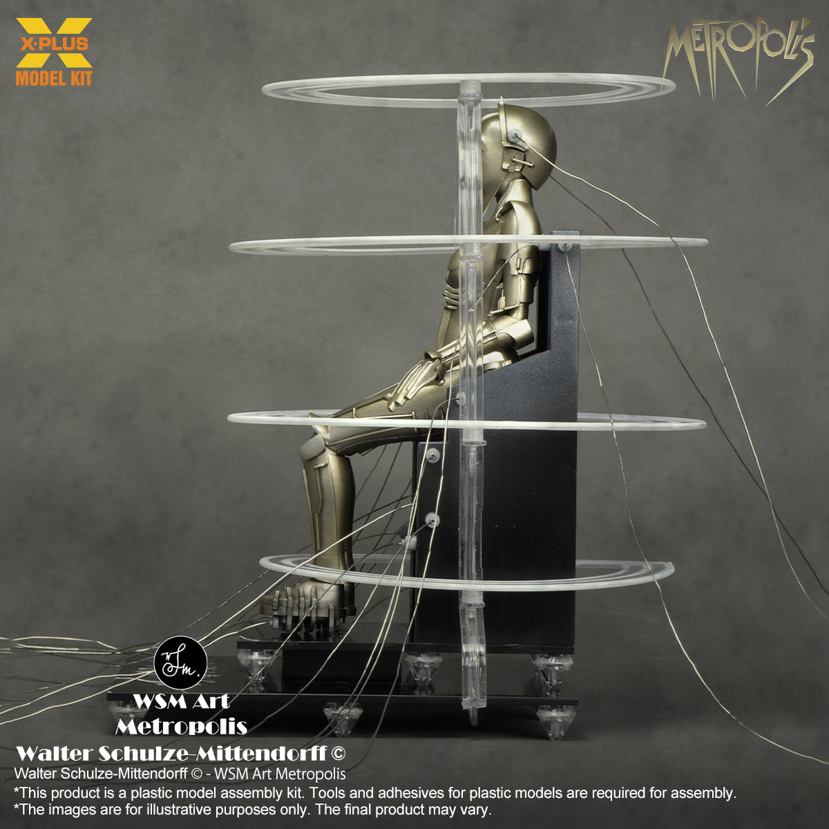 Metropolis Maschinenmensch Seated Ver. Plastic Model Kit