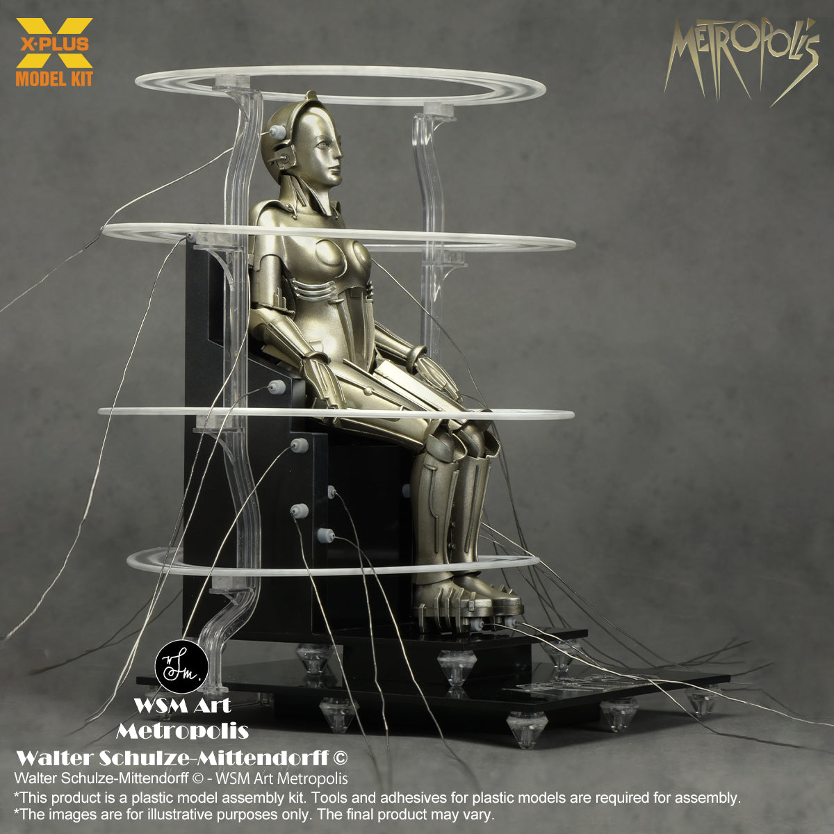 Metropolis Maschinenmensch Seated Ver. Plastic Model Kit