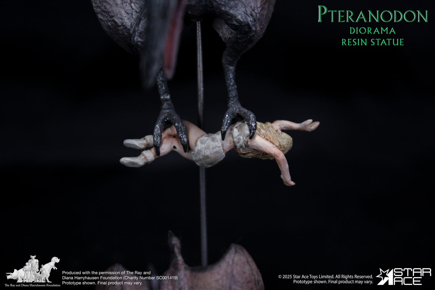 Pteranodon Attack diorama resin statue