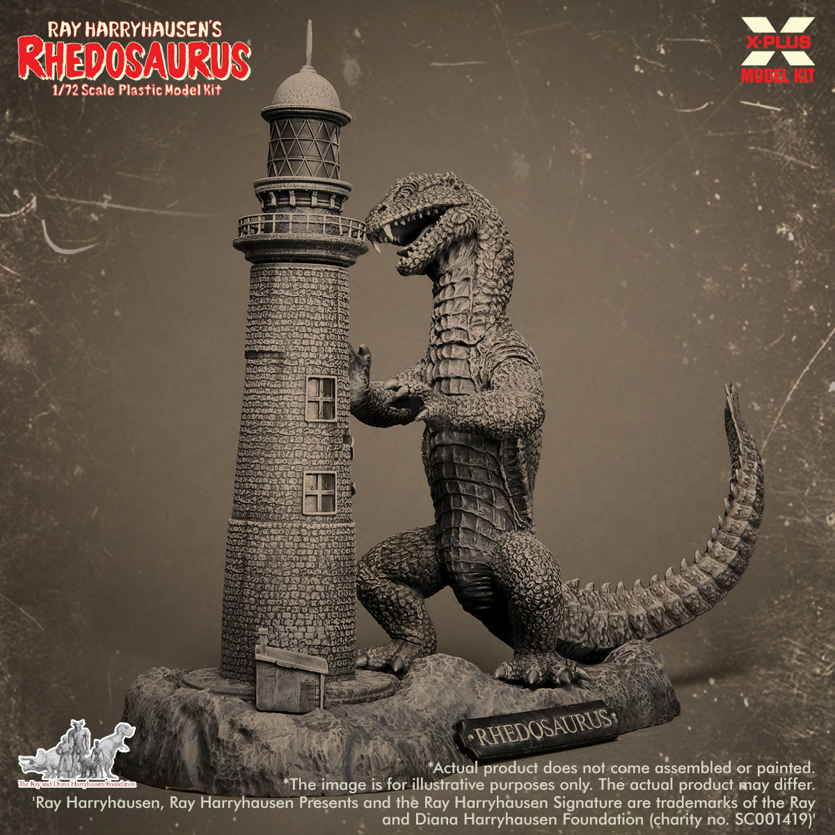 1/72  Ray Harryhausen's Rhedosaurus Plastic Model Kit