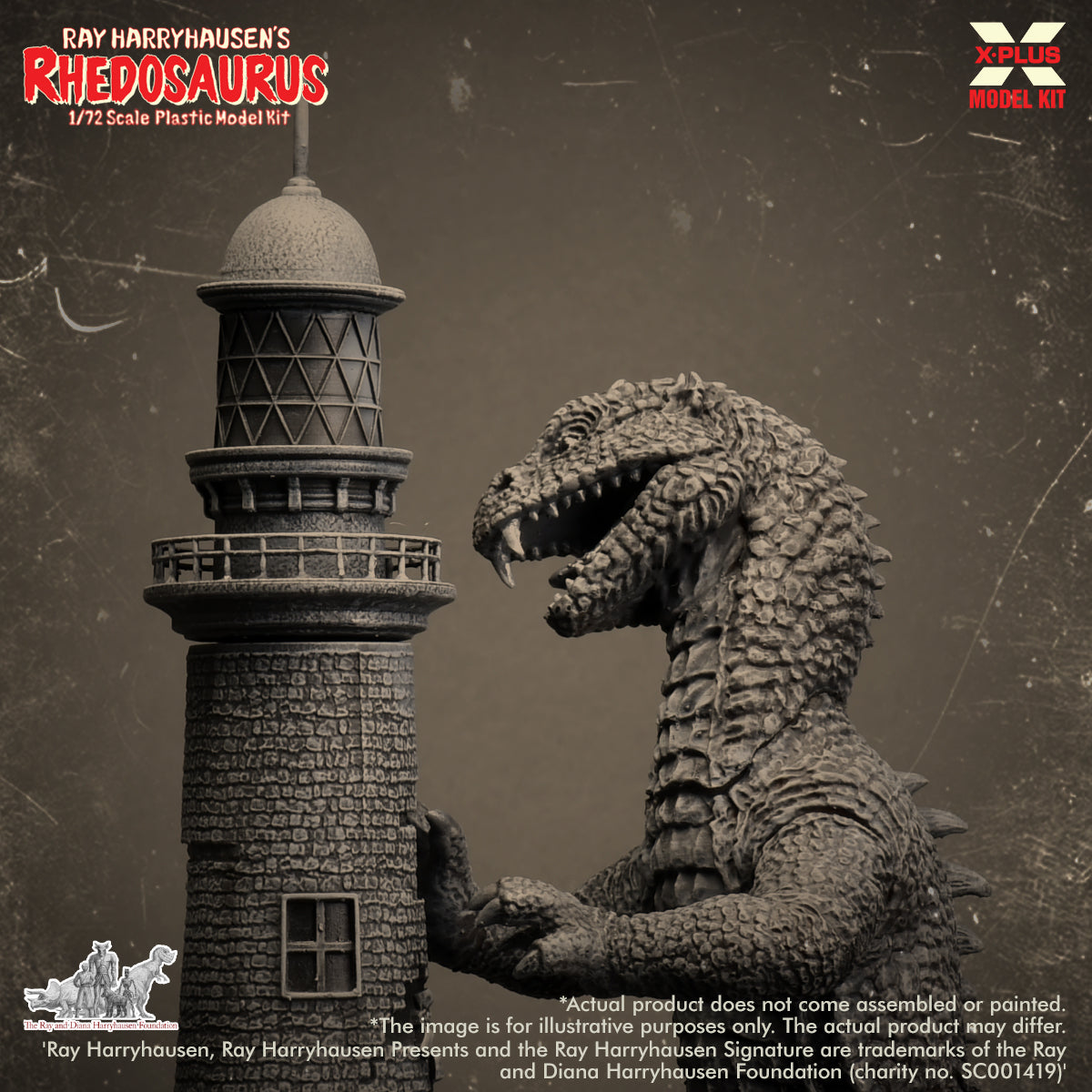 1/72  Ray Harryhausen's Rhedosaurus Plastic Model Kit