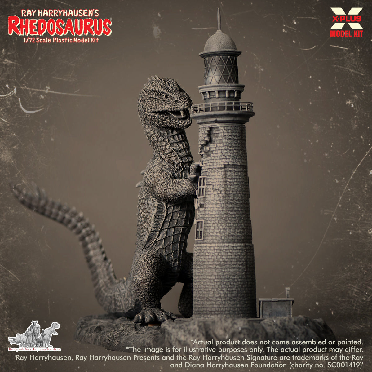 1/72  Ray Harryhausen's Rhedosaurus Plastic Model Kit