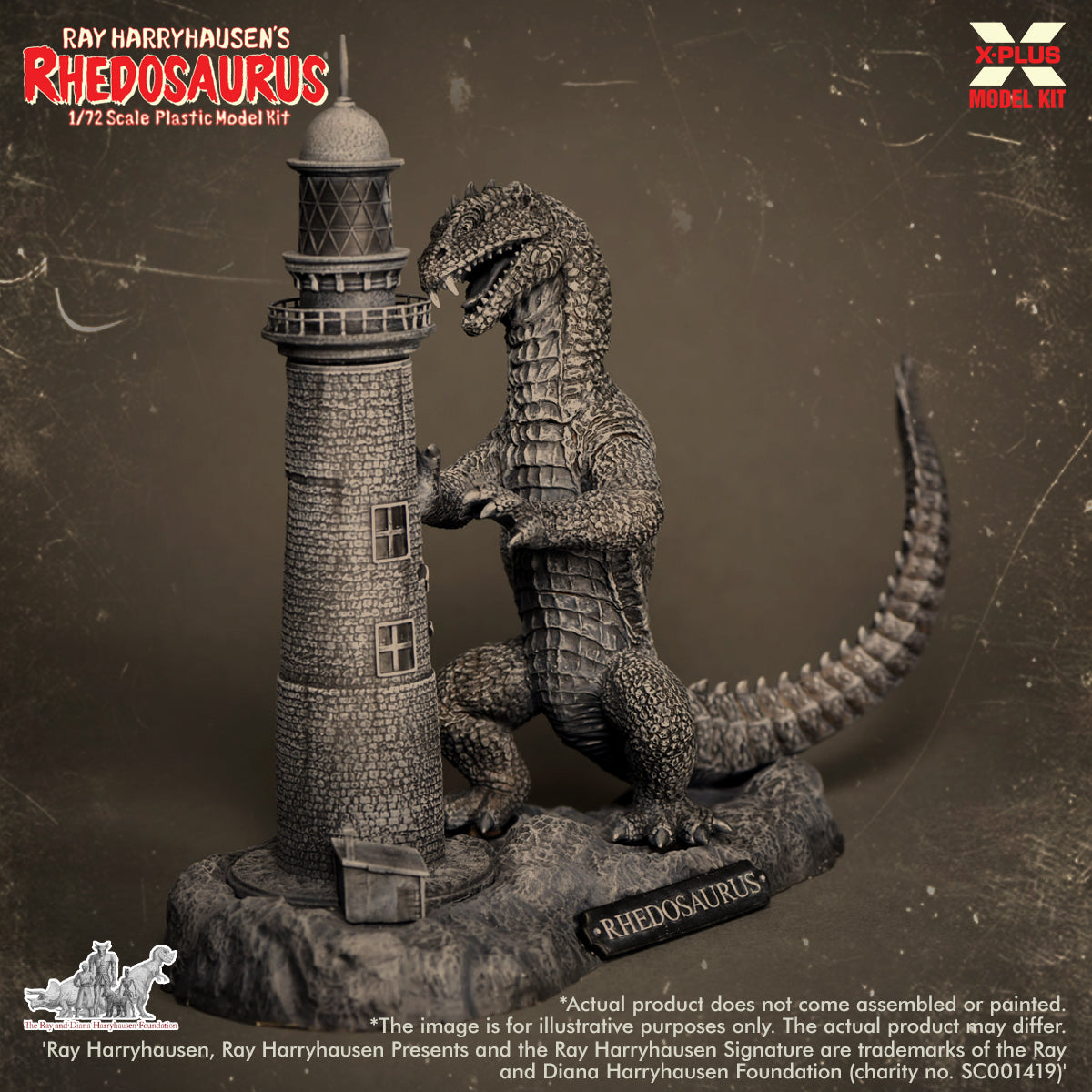 1/72  Ray Harryhausen's Rhedosaurus Plastic Model Kit