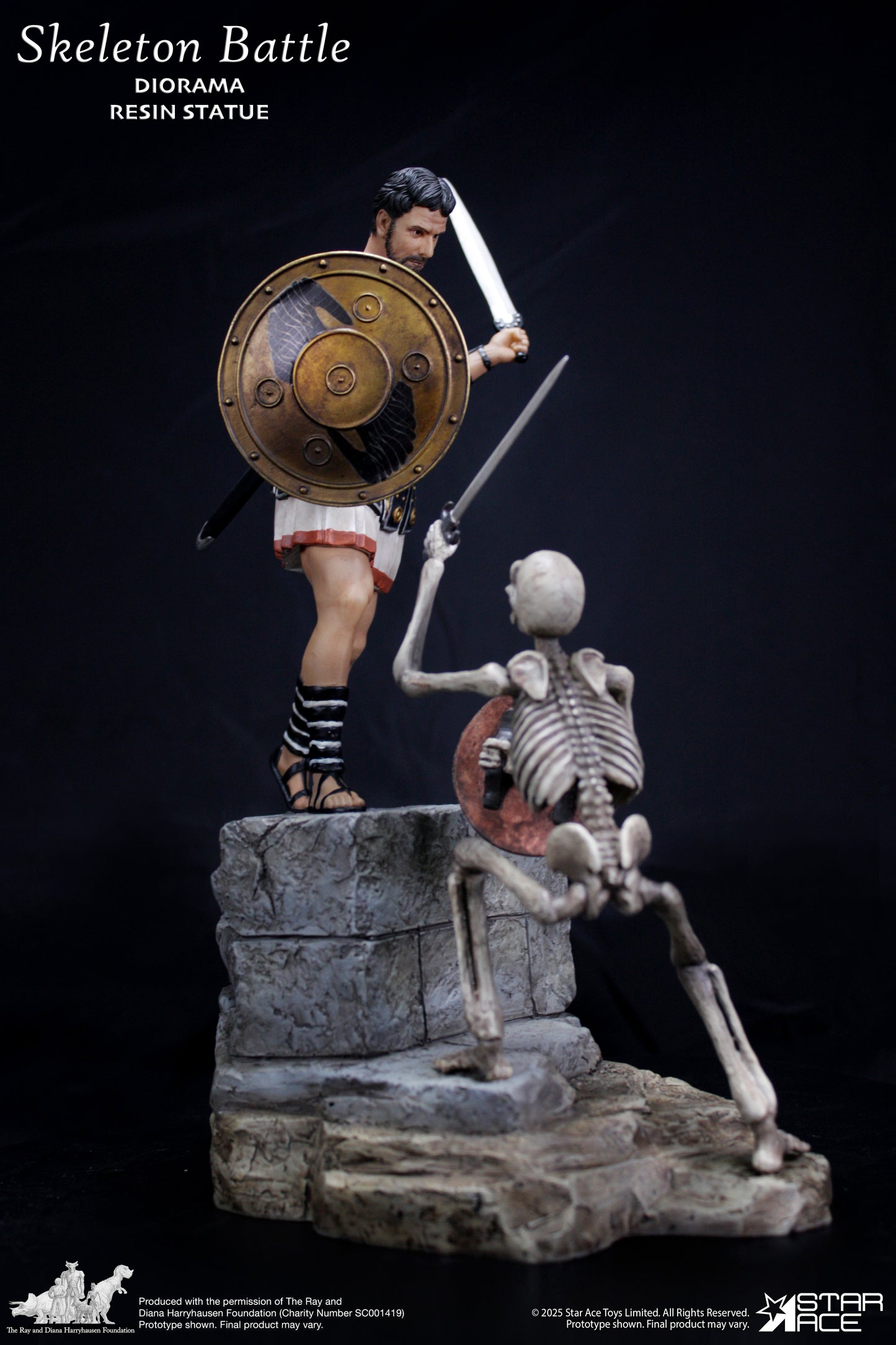 Skeleton Battle diorama scene