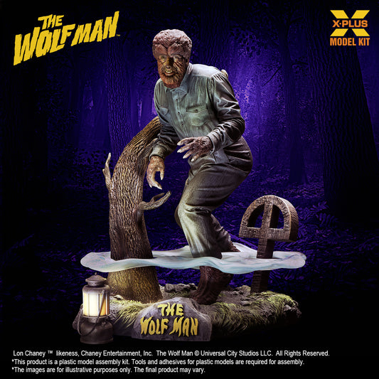 1/8 Scale Lon Chaney Jr. as Wolf Man Plastic Model Kit