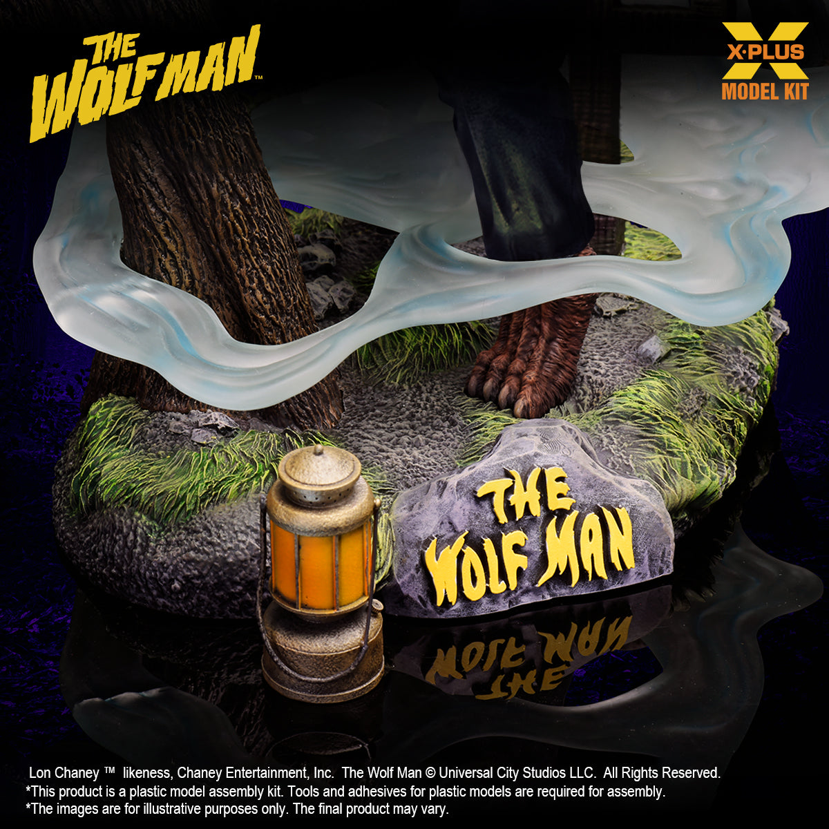1/8 Scale Lon Chaney Jr. as Wolf Man Plastic Model Kit