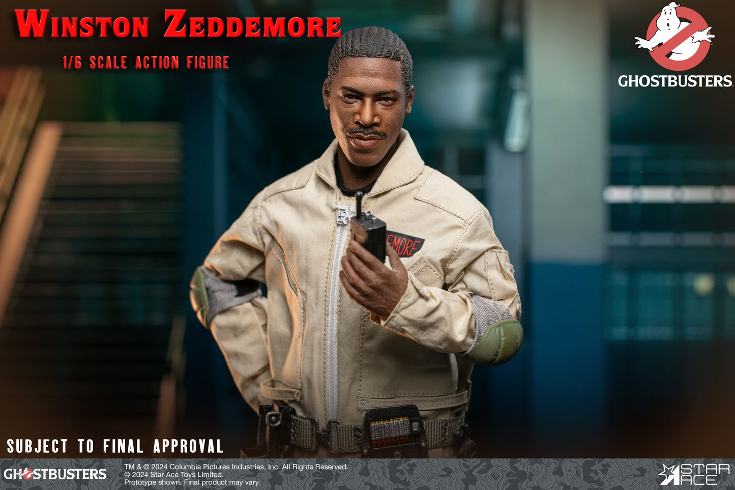 1/6 scale Winston Zeddemore action figure