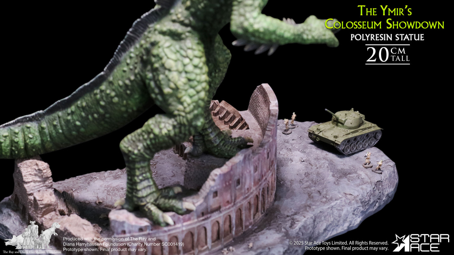 The Ymir’s Colosseum Showdown resin statue
