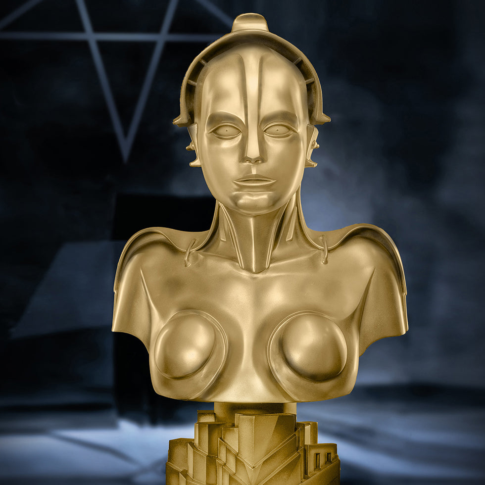 Metropolis Maschinenmensch BUST Statue (Metallic Gold Color Edition)