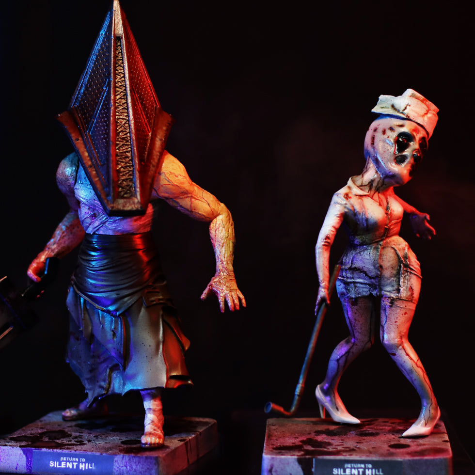 Return to Silent Hill – Pyramid Head + Bubble Head Nurse DefoStyle Figure Twin Pack